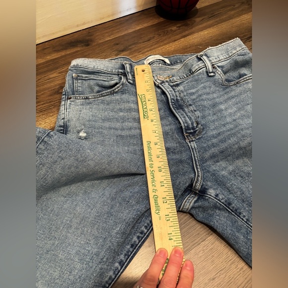 Abercrombie & Fitch Women's Light Blue Ankle Jeans denim y2k back to school - Picture 13 of 16